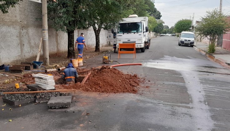 Bairro Jardim Santa Maria passa por serviço emergencial do Daae nesta sexta