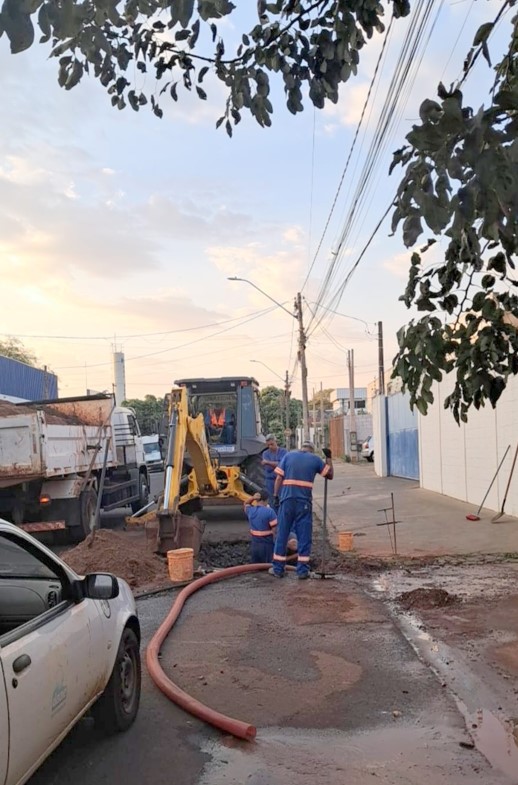 Daae Araraquara realiza serviço emergencial no Jardim Regina nesta segunda