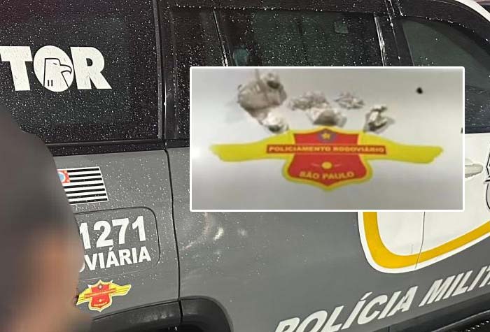 Homem é preso por tráfico de drogas na Rodovia Washington Luís