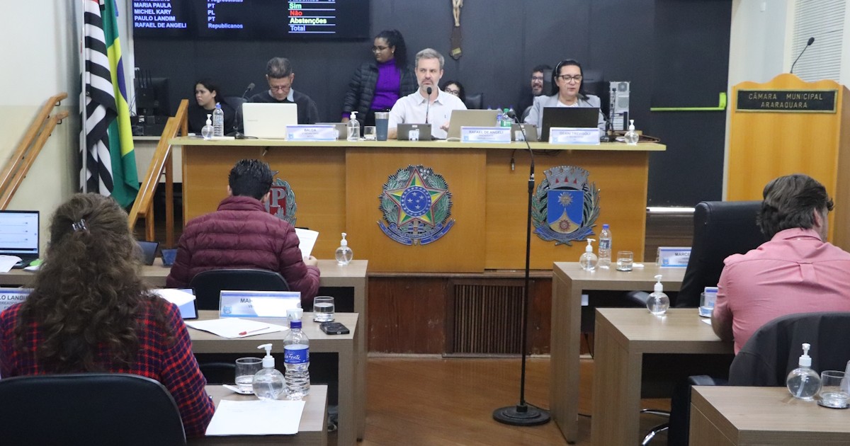Câmara aprova contas públicas da prefeitura referentes ao ano de 2023