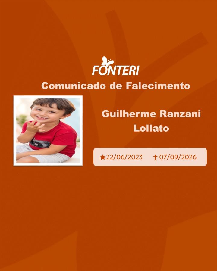 Com pesar, nos despedimos de Guilherme Ranzani Lollato