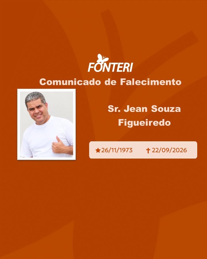 Com pesar, nos despedimos do Sr. Jean Souza Figueiredo 