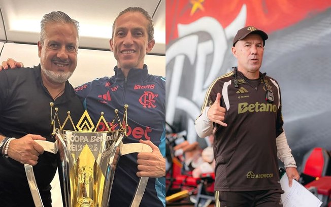 Diretor do Flamengo critica Filipe Luís e compara técnico com Leonardo Jardim