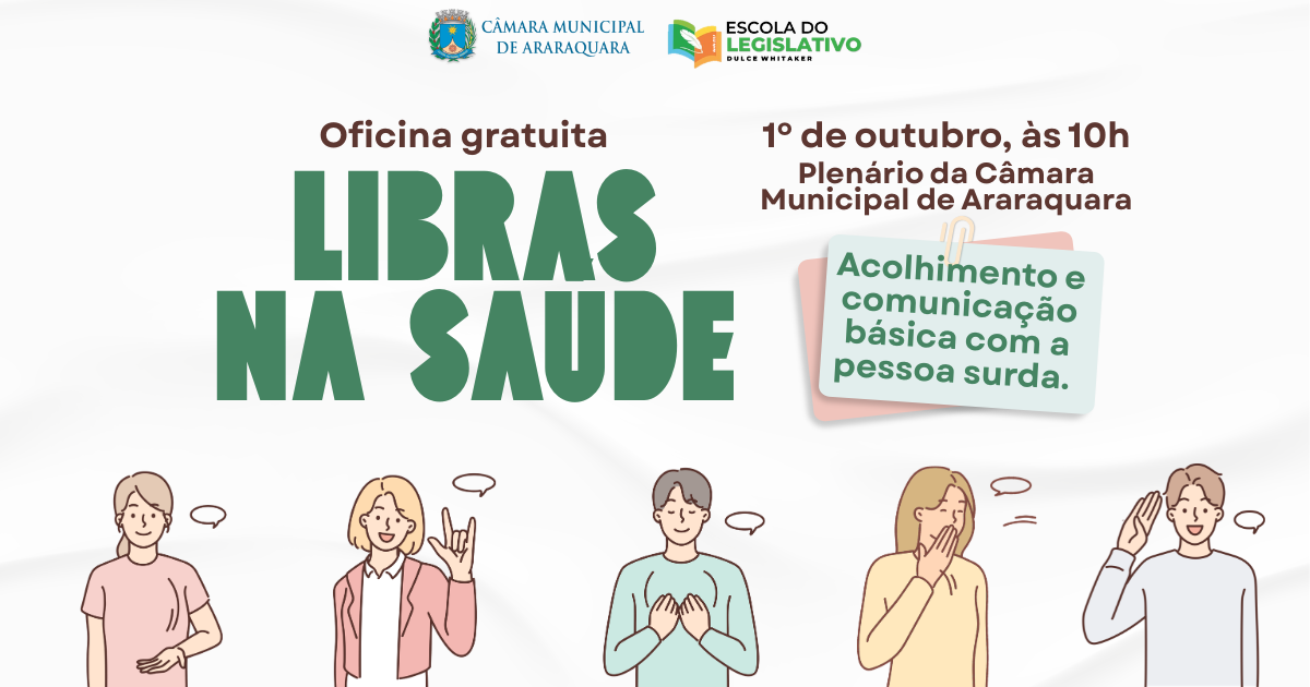 Escola do Legislativo promove oficina sobre Libras no atendimento de saúde