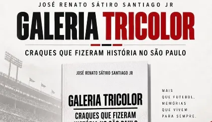 José Renato Sátiro lança novo livro sobre o São Paulo com histórias de ídolos