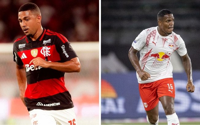 Flamengo e Bragantino duelam pelo brasileirao no maracanã