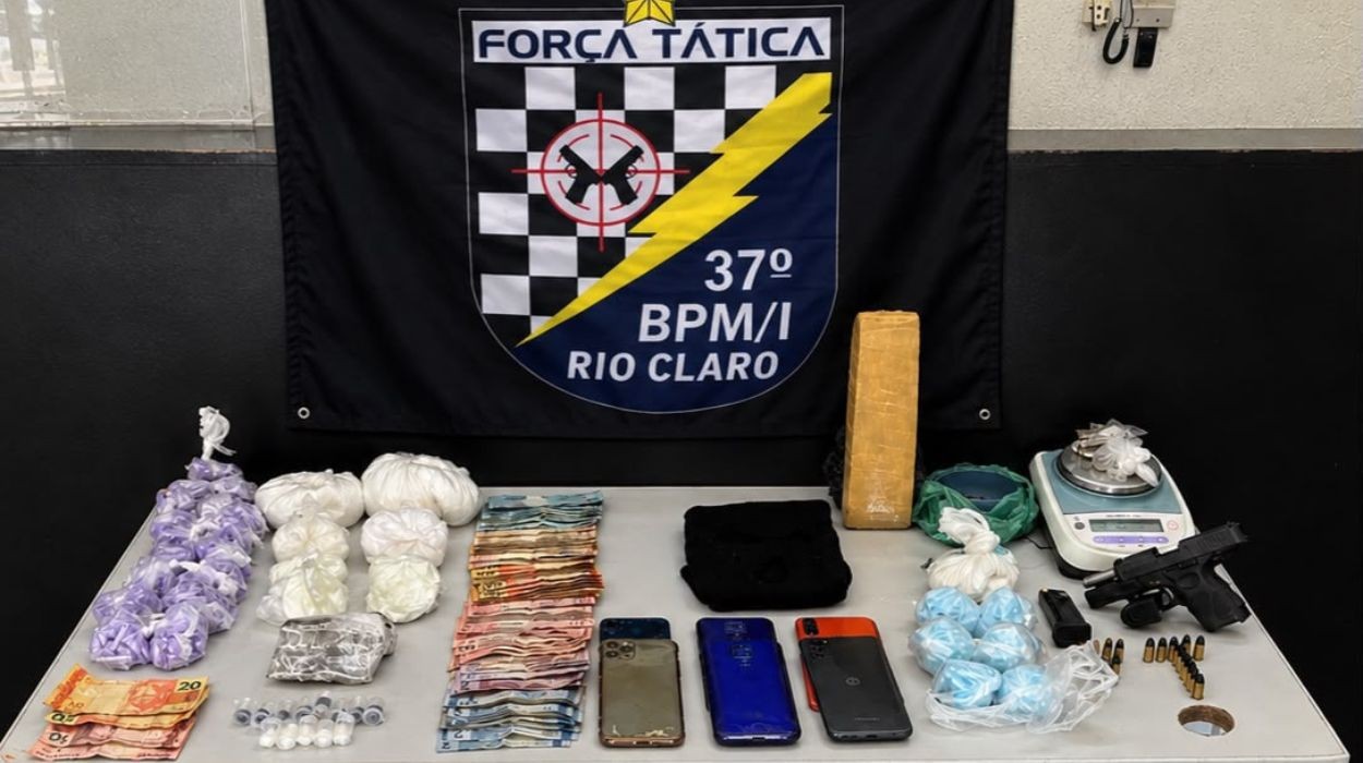 Prisão em Rio Claro captura foragido com drogas e arma