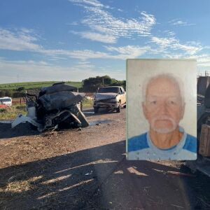 Idoso de 73 anos morre em grave acidente em Araraquara na rodovia vicinal