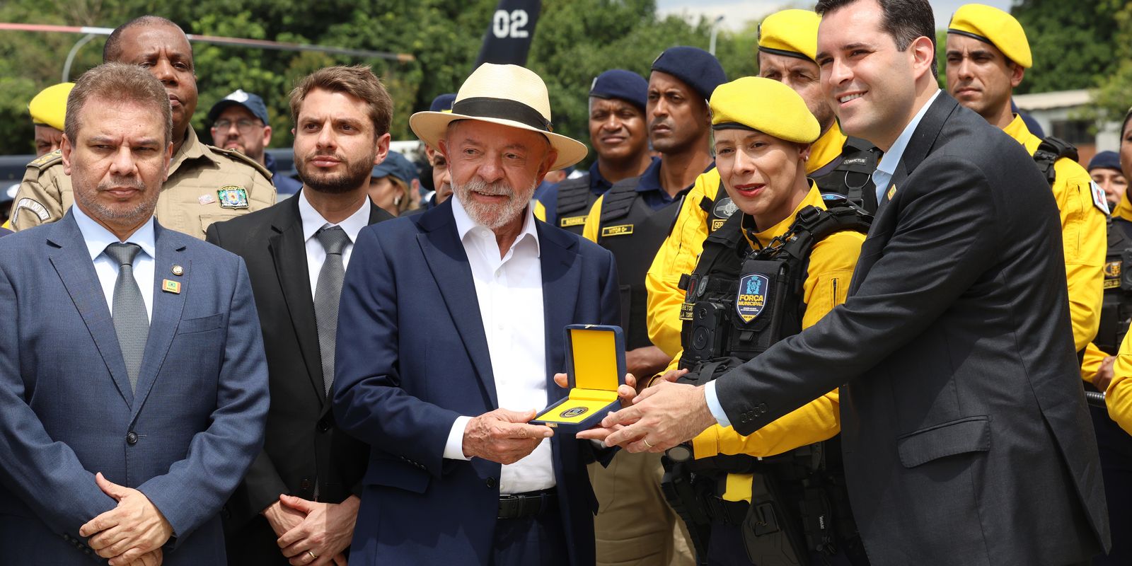 Lula rebate Trump em evento de segurança pública no Rio de Janeiro