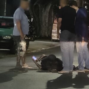 Motociclista ferido em acidente de trânsito no Jardim Cruzeiro do Sul