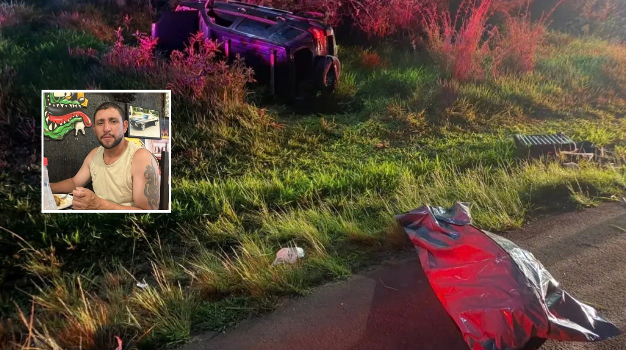 Motorista morre em acidente em São Carlos após carro cair em buraco