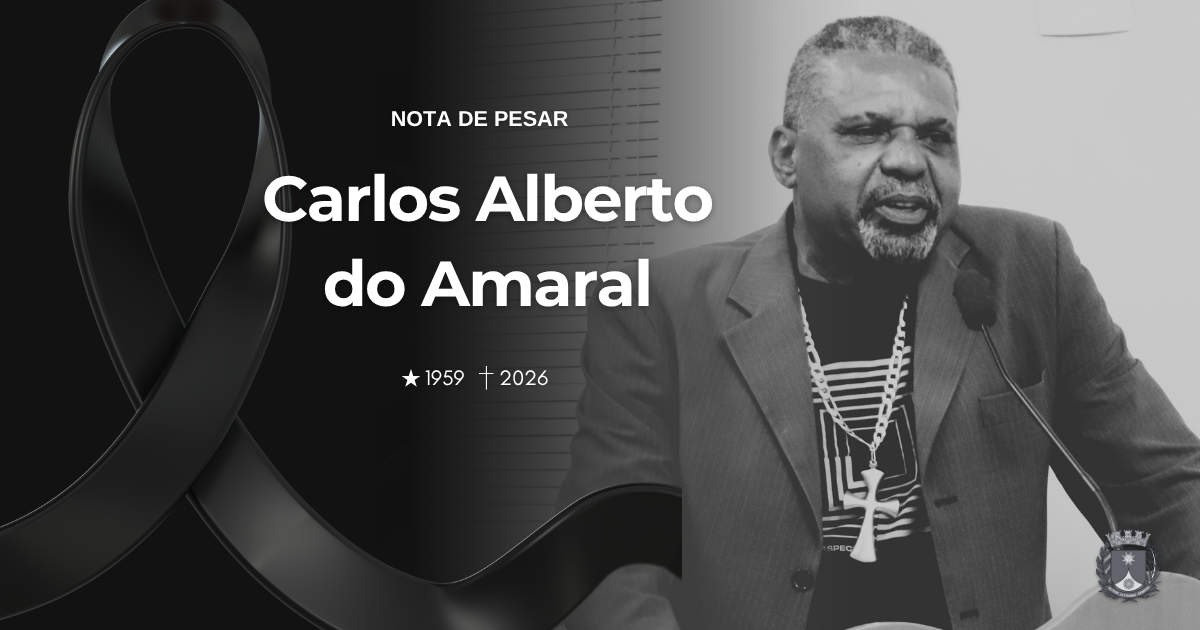 Câmara municipal lamenta falecimento de Carlos Alberto do Amaral em Araraquara