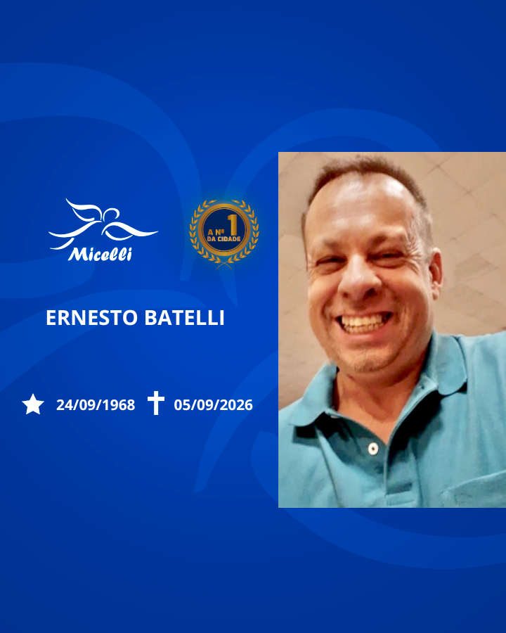 O GRUPO MICELLI COMUNICA O FALECIMENTO DO SR. ERNESTO BATELLI.