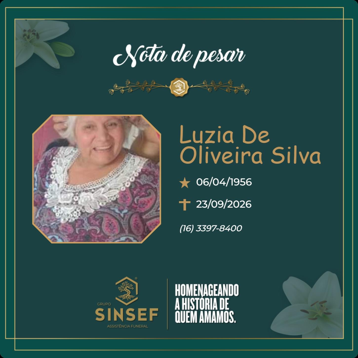 O Grupo Sinsef se despede da Sra. Luzia de Oliveira Silva