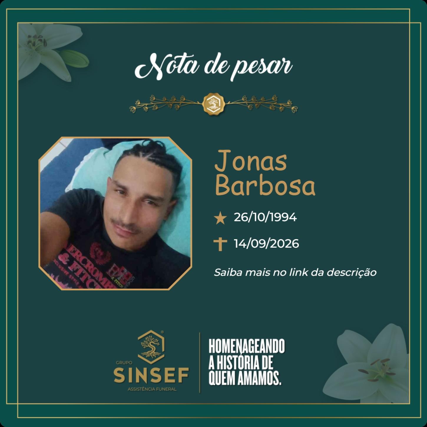 O Grupo Sinsef se despede de Jonas Barbosa