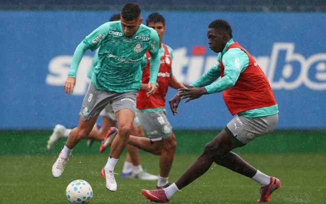 Após vitória na Libertadores, treino do Palmeiras foca no clássico contra o São Paulo