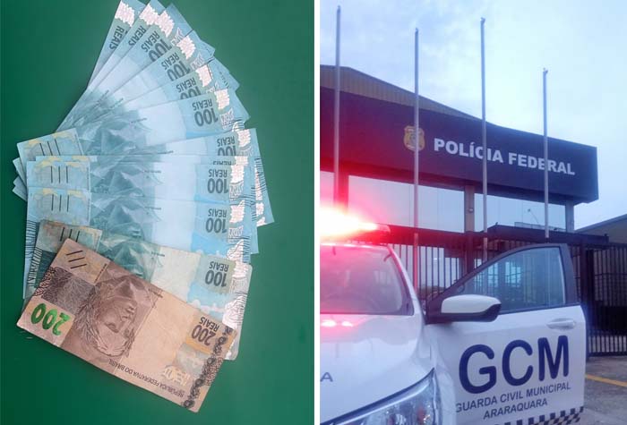 Polícia municipal prende dupla com dinheiro falso em Araraquara