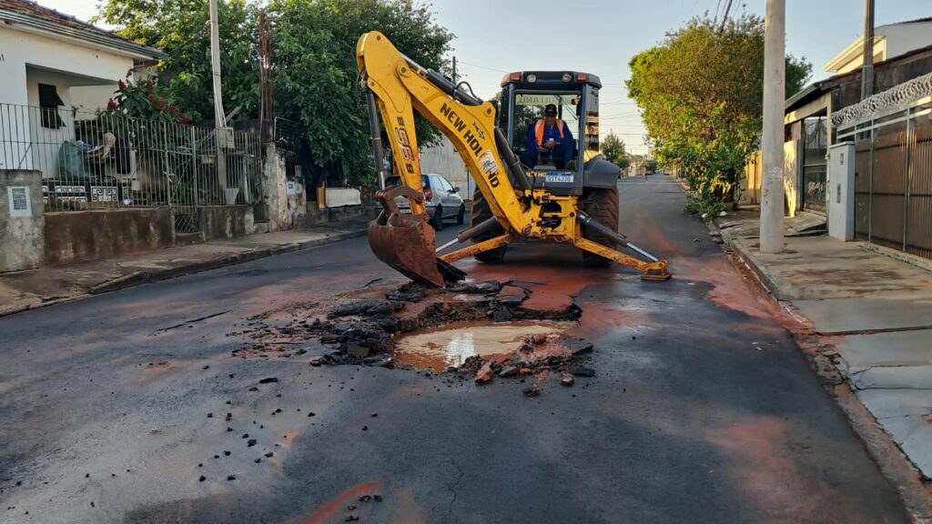 Daae Araraquara realiza serviço emergencial no Jardim América nesta quarta