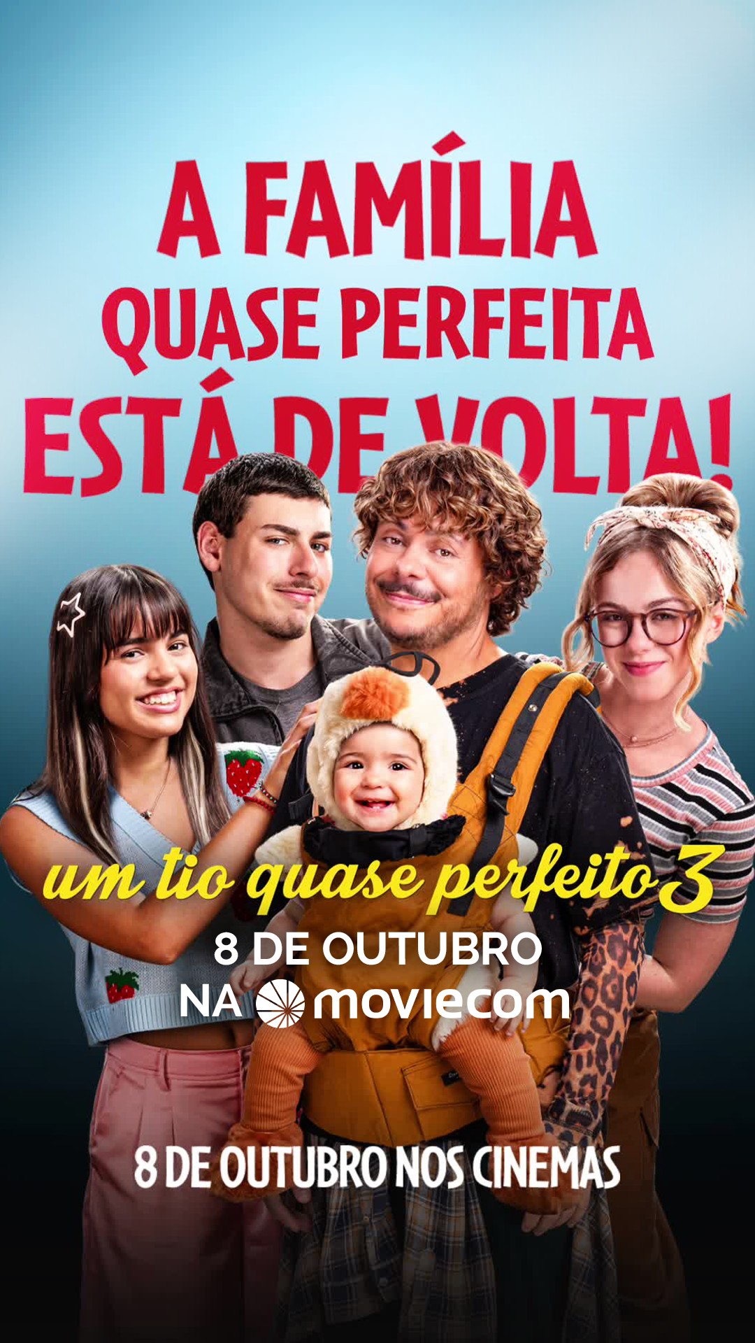Um Tio Quase Perfeito 3 ganha data de estreia nos cinemas da Moviecom
