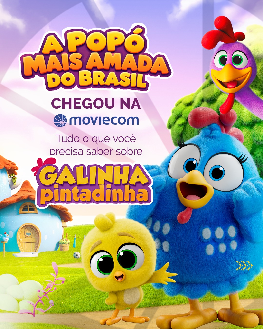 Galinha Pintadinha: O Filme estreia nos cinemas com animação em 3D
