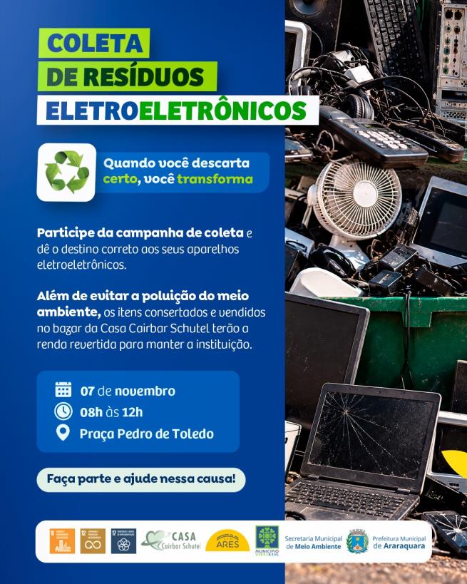 Araraquara realiza eventos voltados para a Semana Lixo Zero 2026