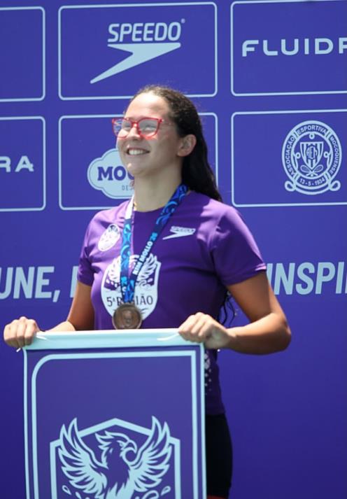 Atleta da Fundesport fatura bronze no Troféu Kim Mollo de natação