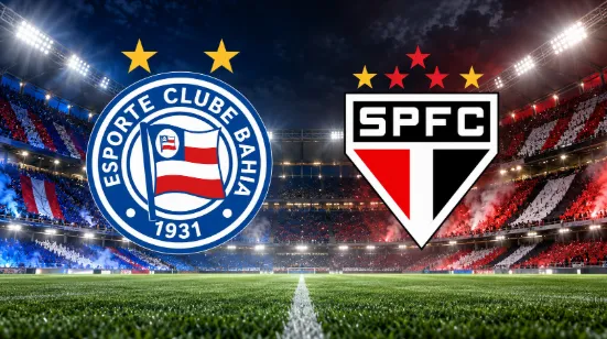 Bahia x São Paulo: onde assistir, escalações e arbitragem pelo brasileiro