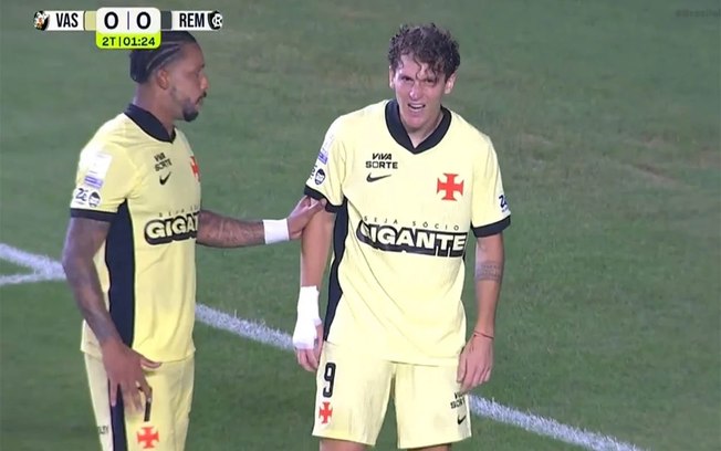 Facundo Colidio sente dores na coxa e preocupa o Vasco