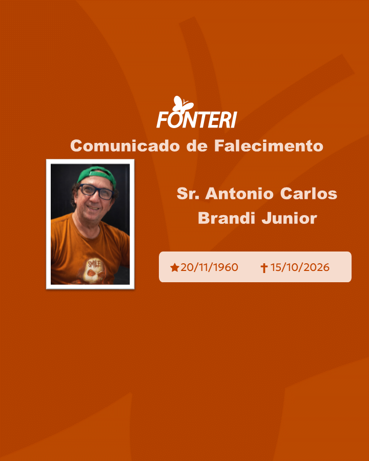 Com pesar, nos despedimos do Sr. Antonio Carlos Brandi Junior.