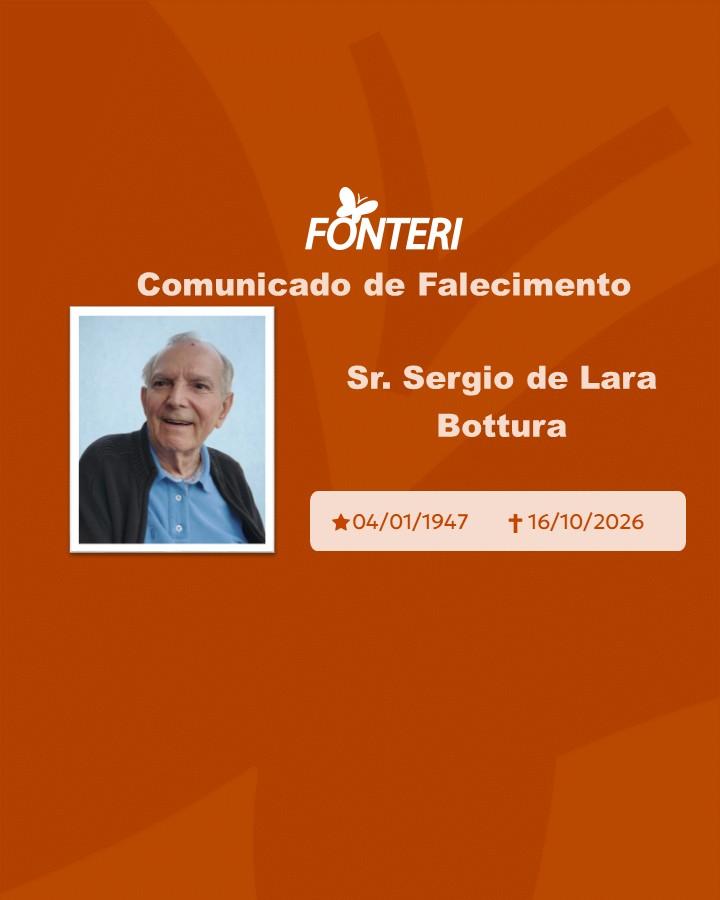 Com pesar, nos despedimos do Sr. Sergio de Lara Bottura 