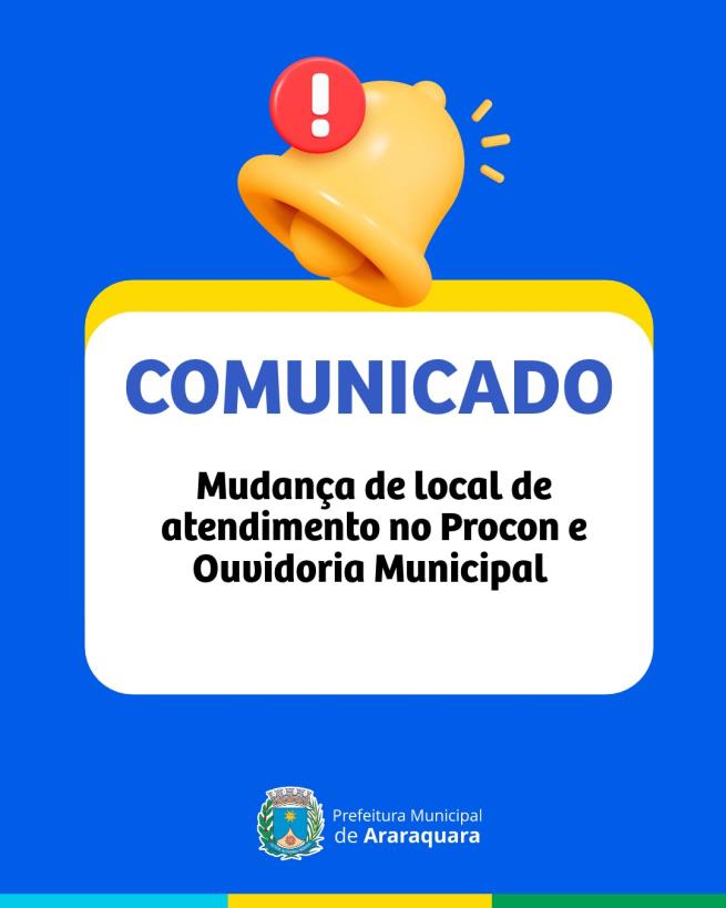 Procon de Araraquara suspende atendimento presencial em outubro