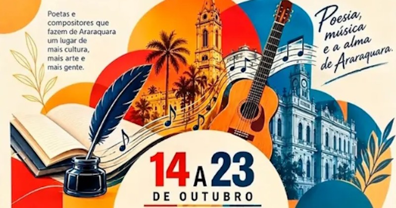 Confira a programação da semana de poesia 2026