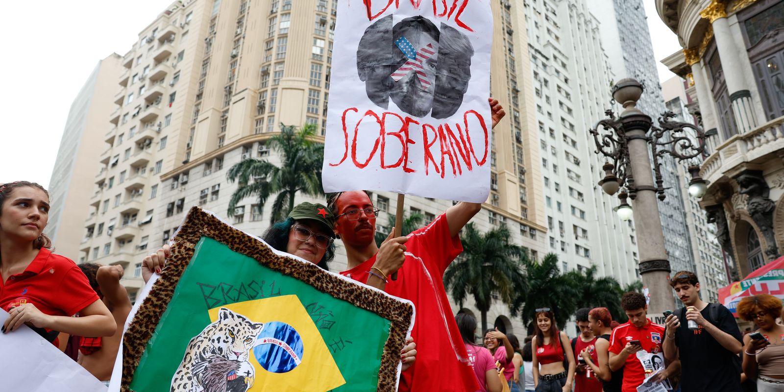 Estudantes fazem ato no Rio de Janeiro pelas eleições 2026