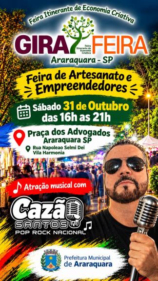 GiraFeira movimenta a Vila Harmonia neste sábado em Araraquara