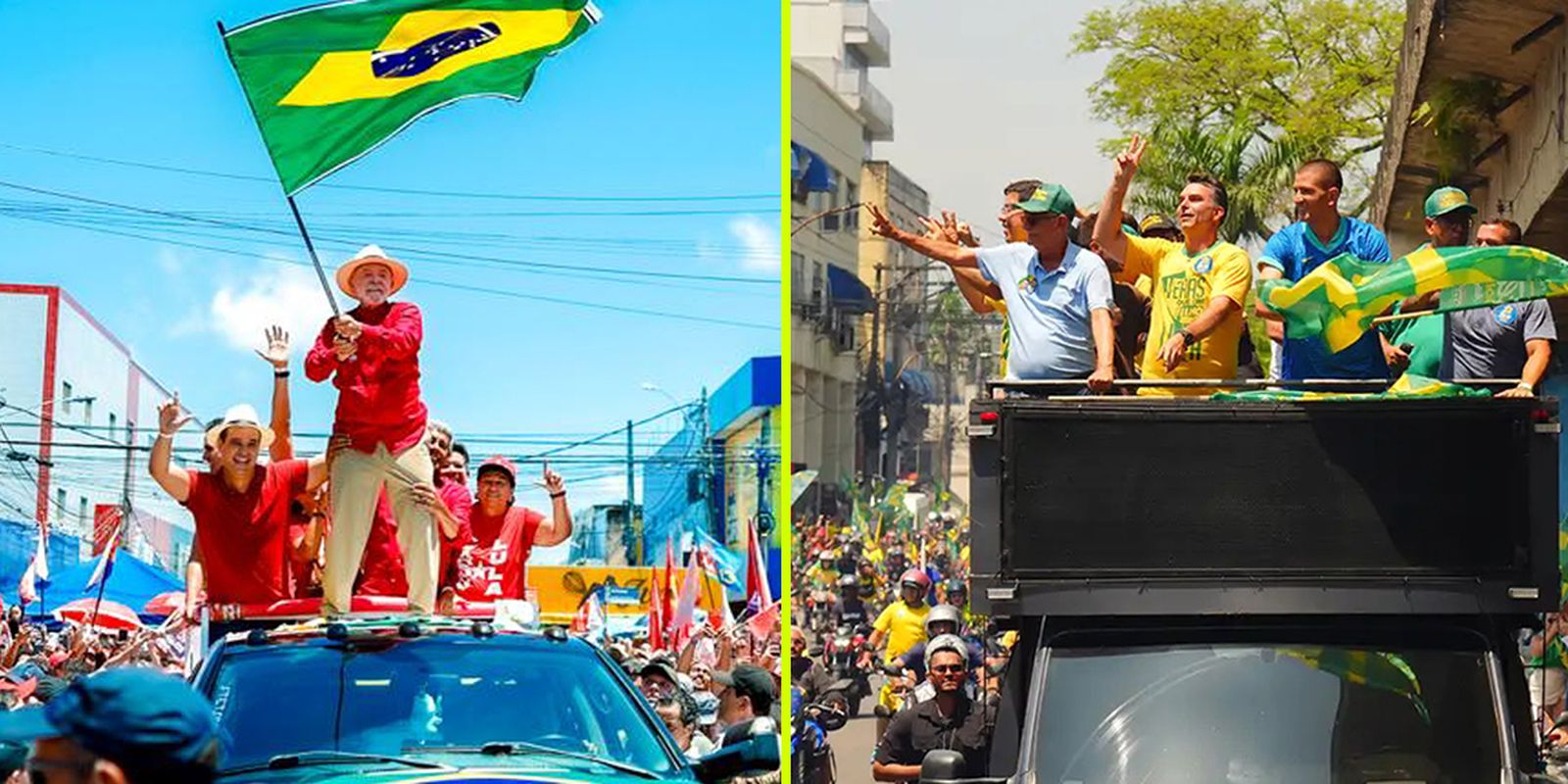 Lula faz comício em Natal e Flávio Bolsonaro realiza campanha no Rio