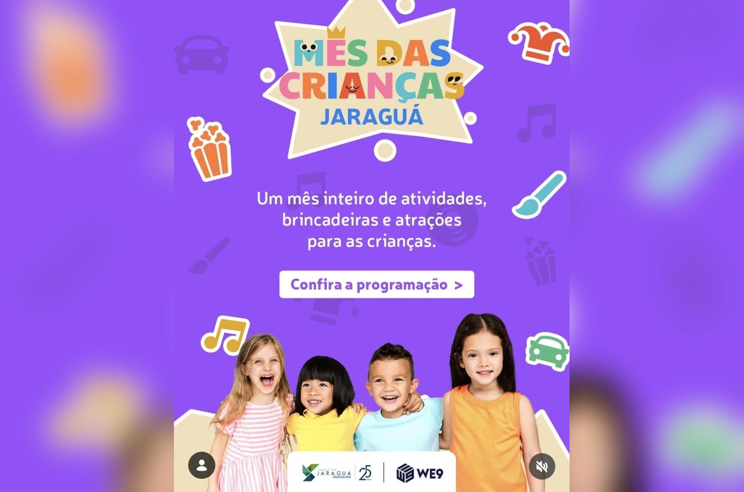Mês das Crianças terá oficinas, circo, música e atrações para toda a família em Araraquara