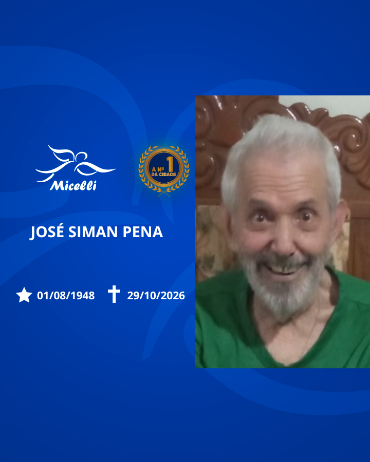 O GRUPO MICELLI COMUNICA O FALECIMENTO DO SR. JOSÉ SIMAN PENA