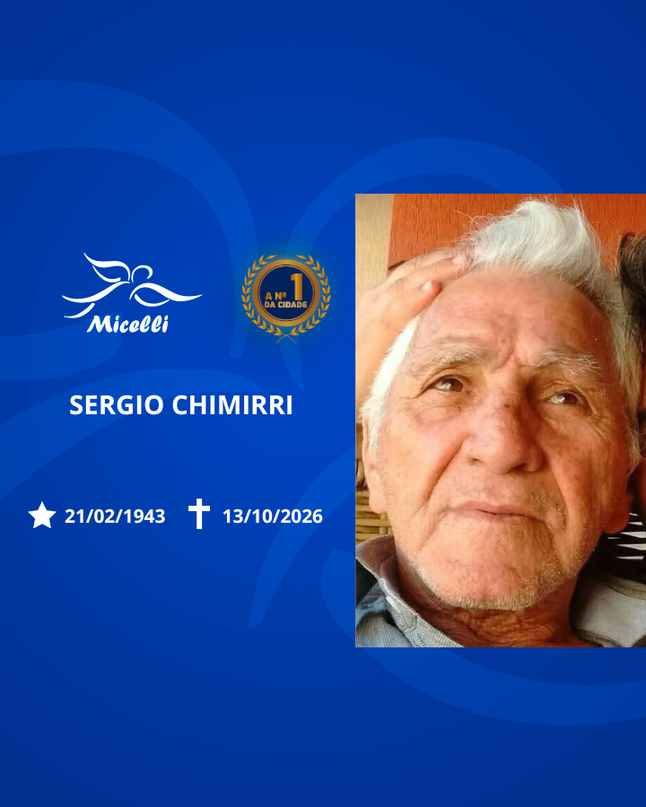 O GRUPO MICELLI COMUNICA O FALECIMENTO DO SR. SERGIO CHIMIRRI.