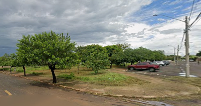 Praça Manoel Rodrigues de Farias necessita de limpeza e poda urgente
