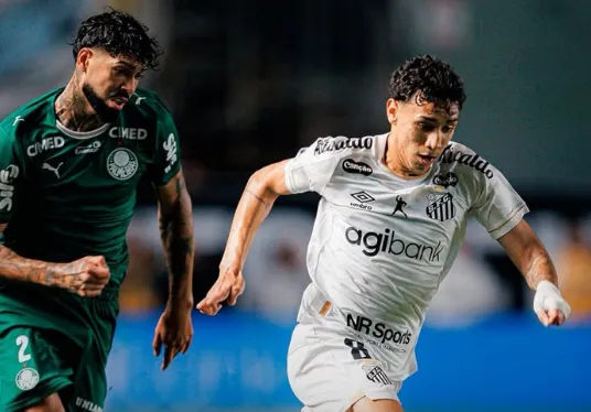 Empate sem gols entre santos e palmeiras movimenta o campeonato brasileiro