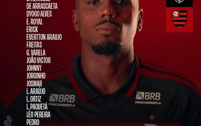 Flamengo perde titular importante para clássico contra o Vasco