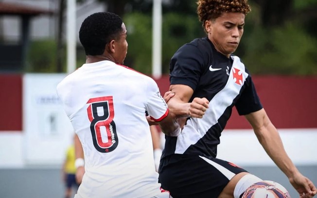 Vasco goleia o Flamengo por 4 a 0 pelo Cariocão Sub-20