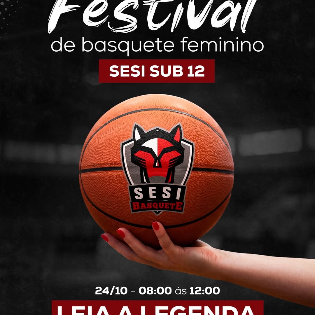 Festival de basquete feminino SESI sub-12 agita Araraquara em outubro