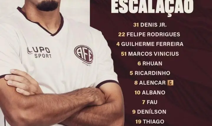 Rogério Corrêa define a escalação da Ferroviária para a 12ª rodada da Série C