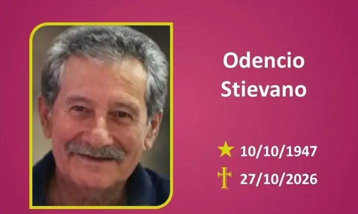 A Funerária Bom Jesus comunica o falecimento da SR. ODENCIO STIEVANO