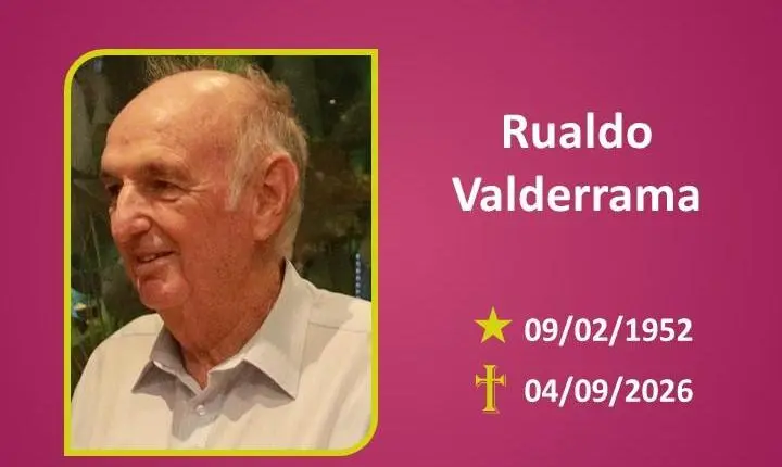 A Funerária Bom Jesus comunica o falecimento da Sr. RUALDO VALDERRAMA