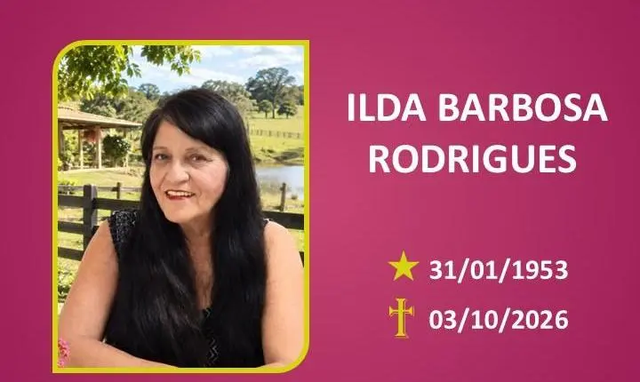 A Funerária Bom Jesus comunica o falecimento da Sra ILDA BARBOSA RODRIGUES.