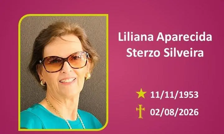 A Funerária Bom Jesus comunica o falecimento da Sra. LILINA APARECIDA STERZO SILVEIRA 