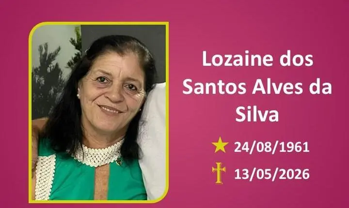 A Funerária Bom Jesus comunica o falecimento da Sra. Lozaine dos Santos Alves Da Silva.