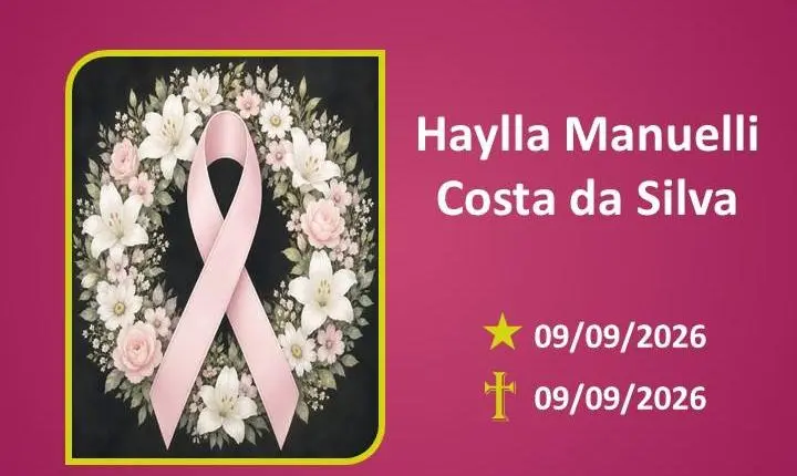 A Funerária Bom Jesus comunica o falecimento de HAYLLA MANUELLI COSTA DA SILVA 